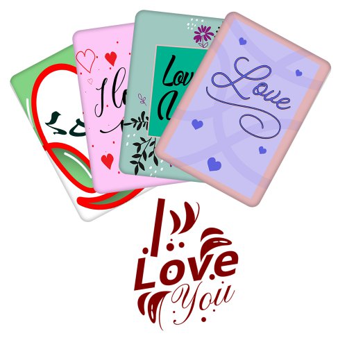 Personalized I Love You Greeting Card