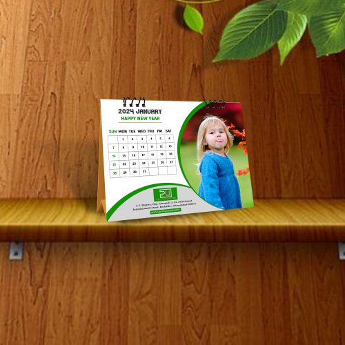 Horizontal Tabletop Calendar