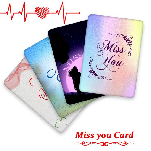 Personalized I Miss You Photo Card